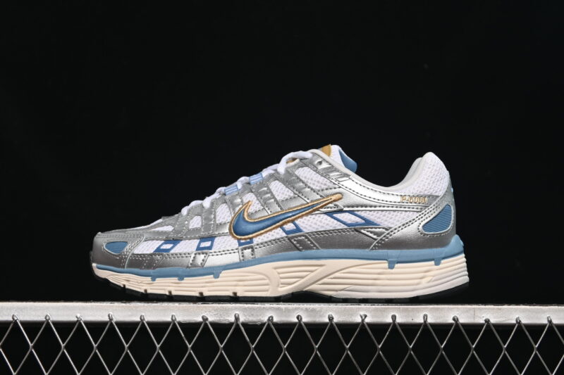 NIKE P-6000 METALLIC SILVER AEGEAN STORM