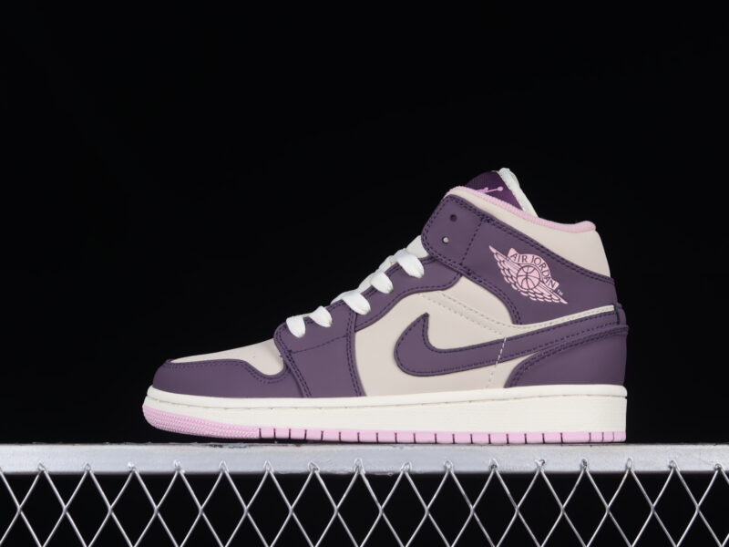 AIR JORDAN 1 MID GS PRO PURPLE