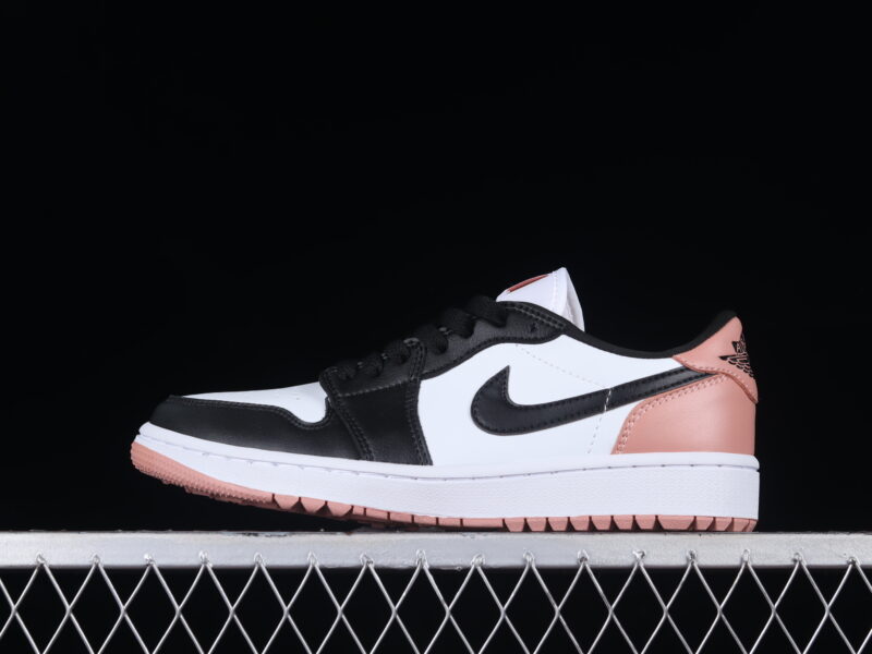 AIR JORDAN 1 LOW GOLF RUST PINK