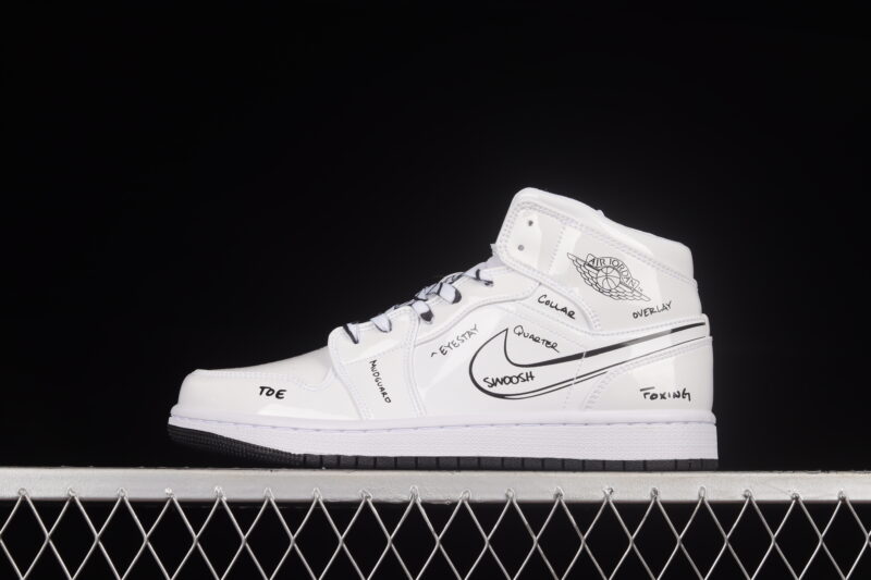 AIR JORDAN 1 MID GS SCHEMATIC