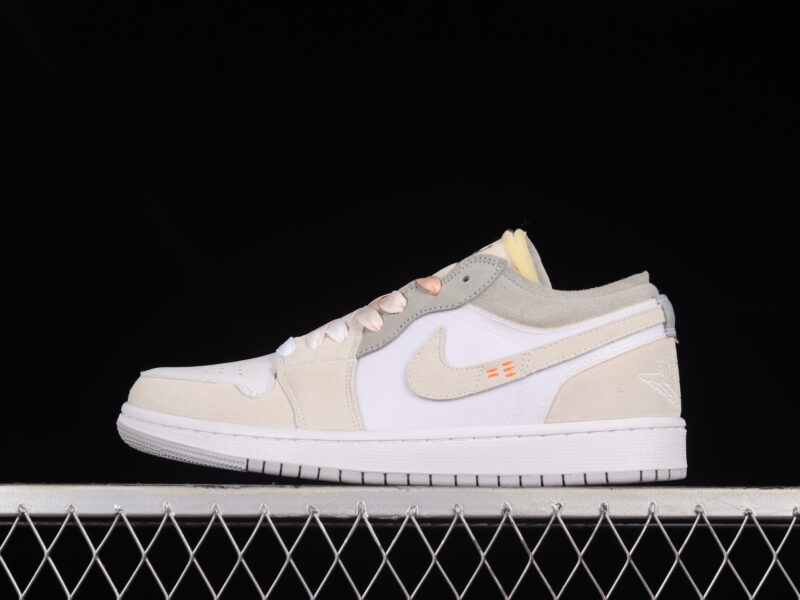 AIR JORDAN 1 LOW WHITE AND PHANTOM