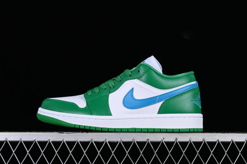 AIR JORDAN 1 LOW WHITE GREEN