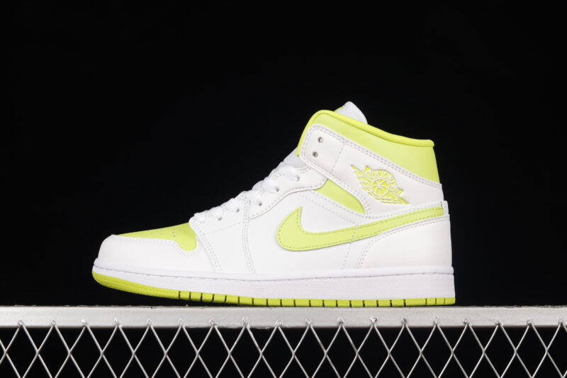AIR JORDAN AJ1 MID WHITE LIME