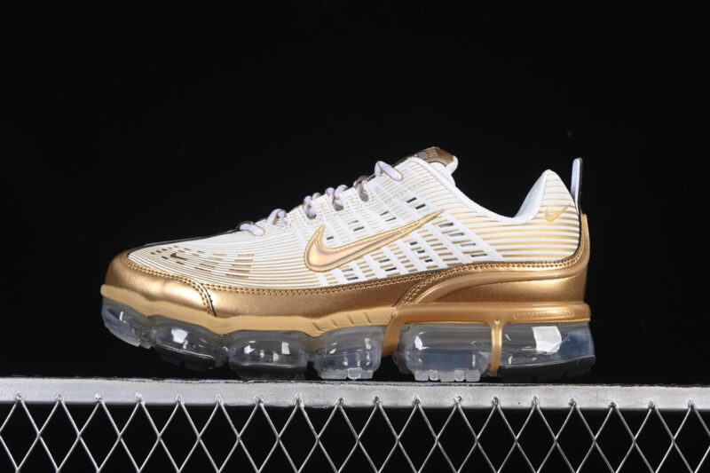 NIKE AIR VAPORMAX 360 WHITE METALLIC GOLD