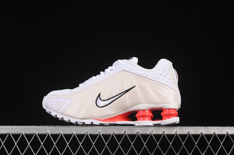 NIKE SHOX WHITE PHANTOM PICANTE RED