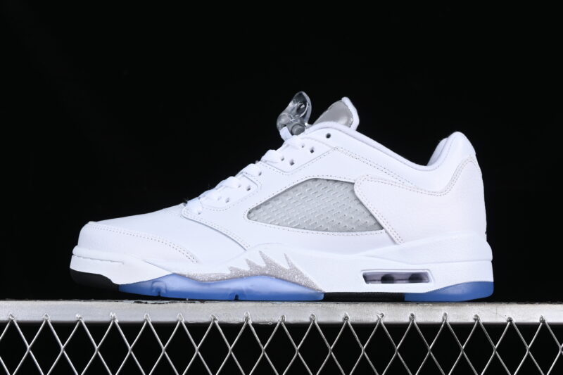 AIR JORDAN 5 LOW WHITE SILVER