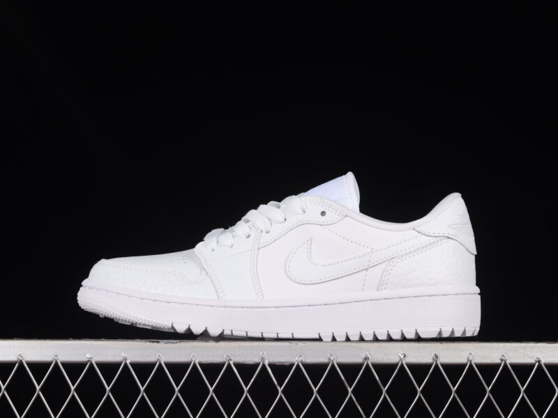 AIR JORDAN 1 LOW GOLF WHITE SNAKE PATTERN