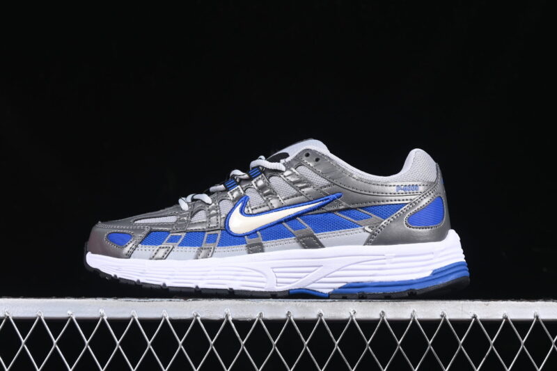 NIKE P-6000 WOLF GREY ROYAL BLUE